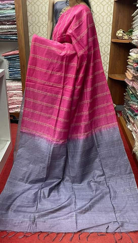 Semi tussar silk saree