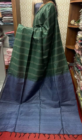 Semi tussar silk saree