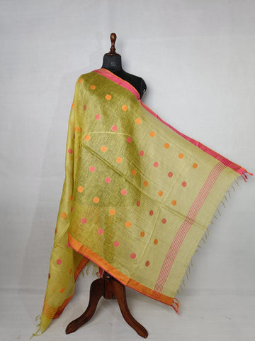 Khadi linen dupatta