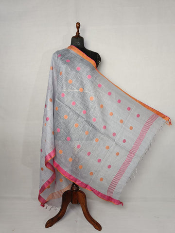 Khadi linen dupatta