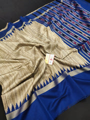 Pure tussar ghicha saree