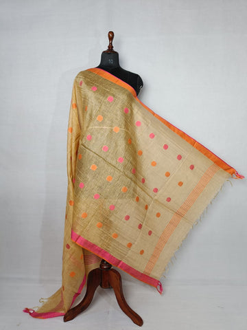 Khadi linen dupatta