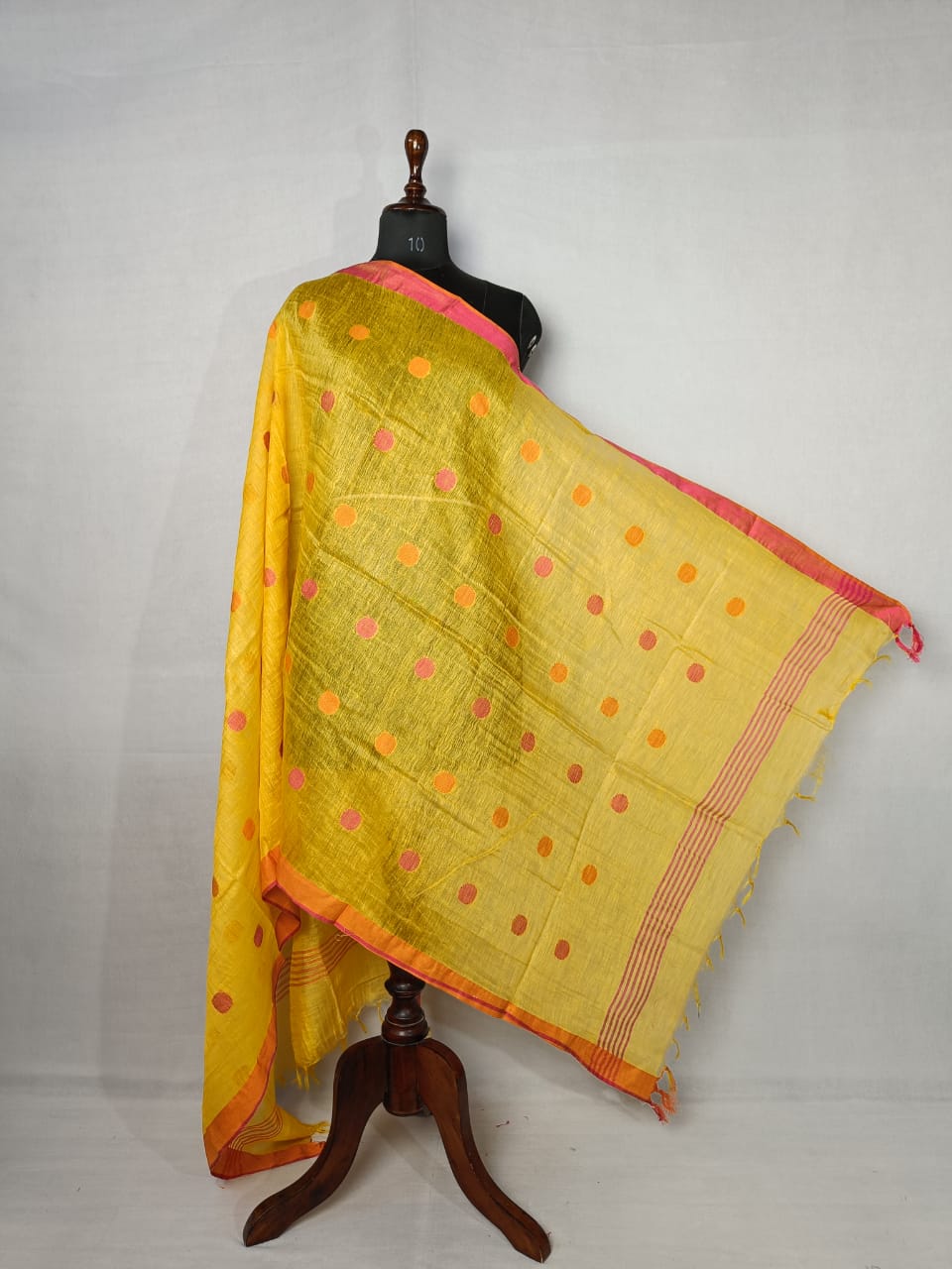 Khadi linen dupatta