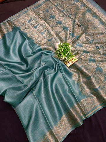 Pure tussar silk saree