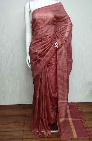 Kota plane silk saree