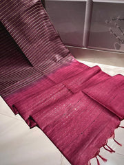 Semi tussar silk saree