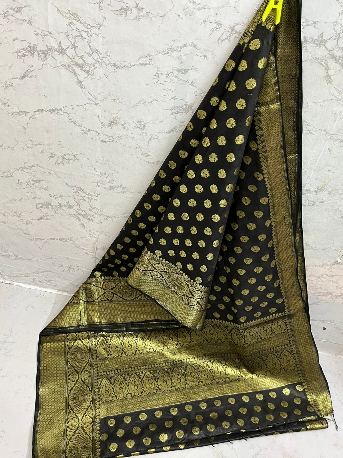 Soft semi tussar silk jacquard saree