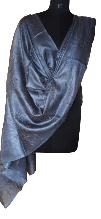 Tussar silk duptta silkzon.in