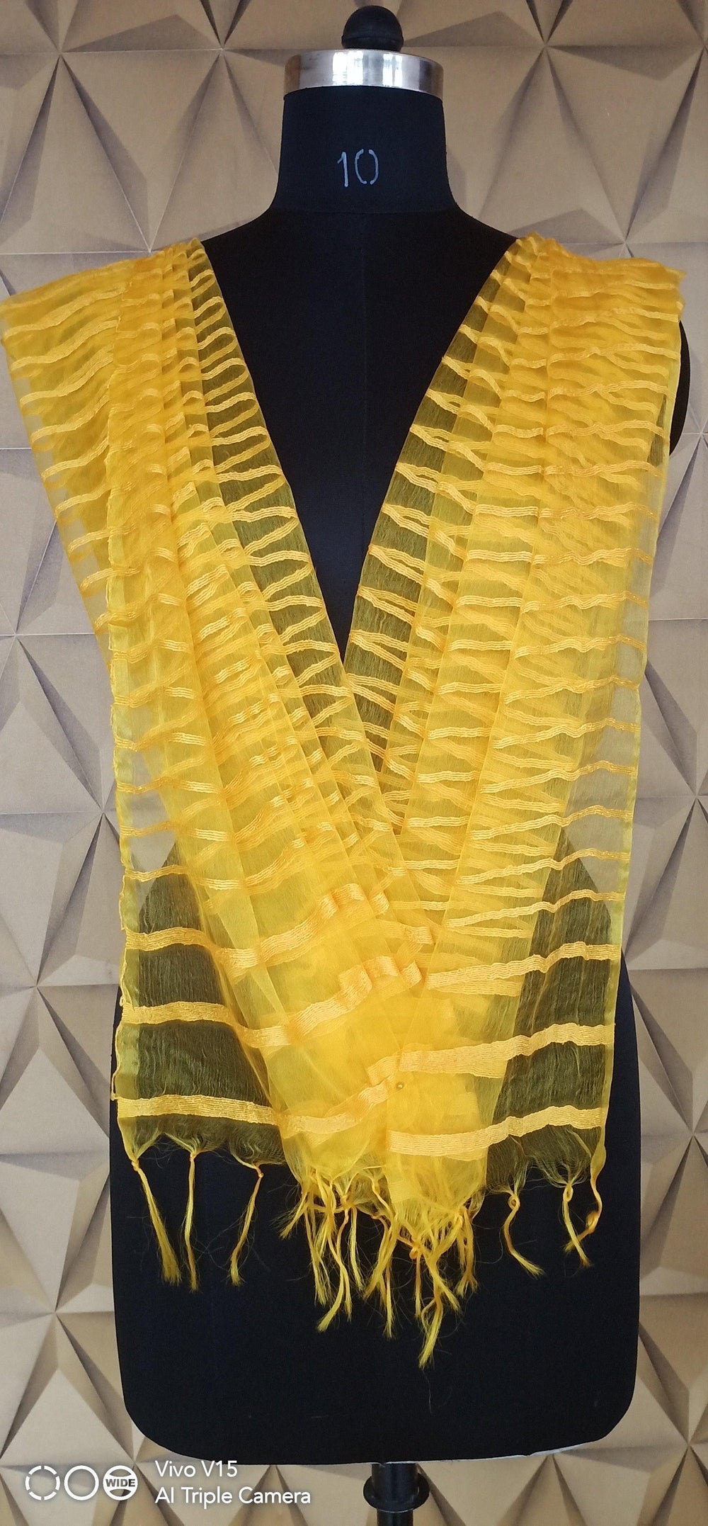 Tussar silk saree Orgenza duptta silkzon.in