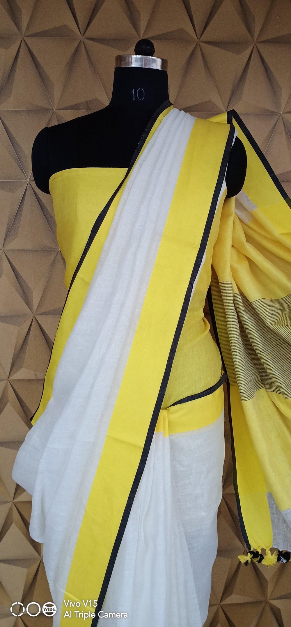 Linen palin saree silkzon.in