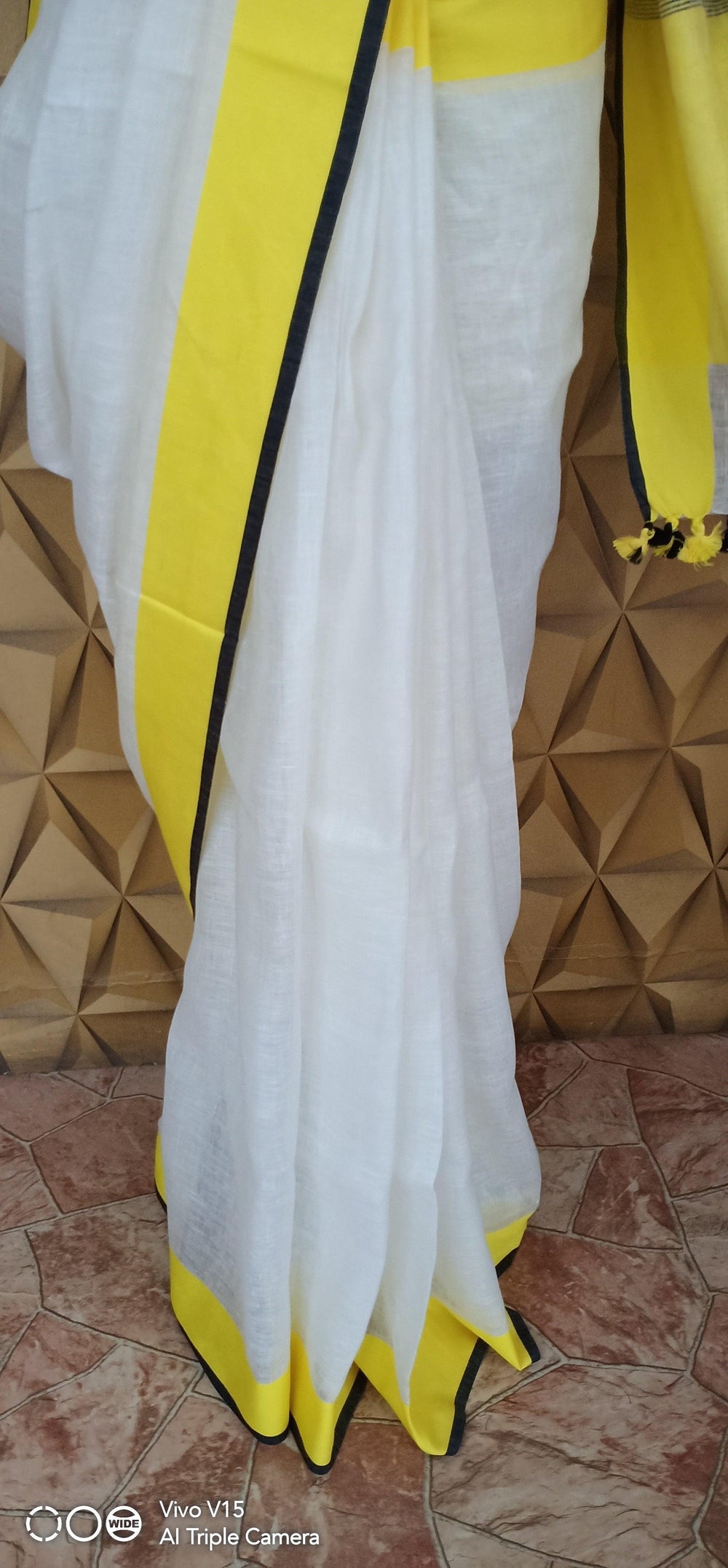 Linen palin saree silkzon.in