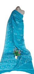 Pure Tussar Silk print saree