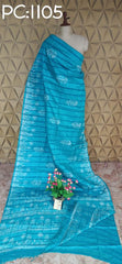 Pure Tussar Silk print saree