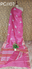 Pure Tussar Silk print saree