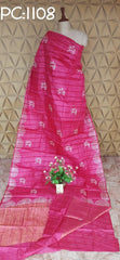Pure Tussar Silk print saree
