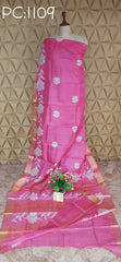 Pure Tussar Silk print saree