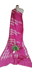Pure Tussar Silk print saree