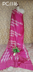 Pure Tussar Silk print saree