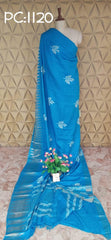 Pure Tussar Silk print saree