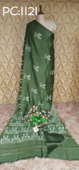 Pure Tussar Silk print saree