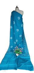 Pure Tussar Silk print saree