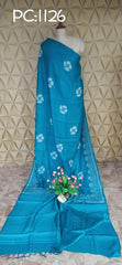 Pure Tussar Silk print saree