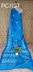 Pure Tussar Silk print saree