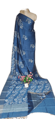 Pure Tussar Silk print saree