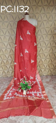 Pure Tussar Silk print saree