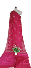 Pure Tussar Silk print saree