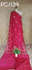 Pure Tussar Silk print saree