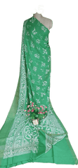 Pure Tussar Silk print saree