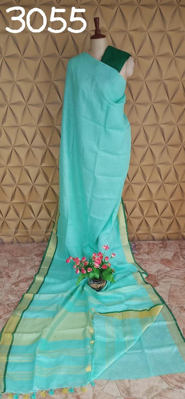 PURE LINEN SAREE SILK ZONE