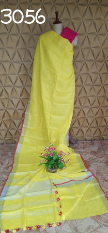 PURE LINEN SAREE SILK ZONE