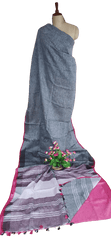 PURE LINEN SAREE SILK ZONE