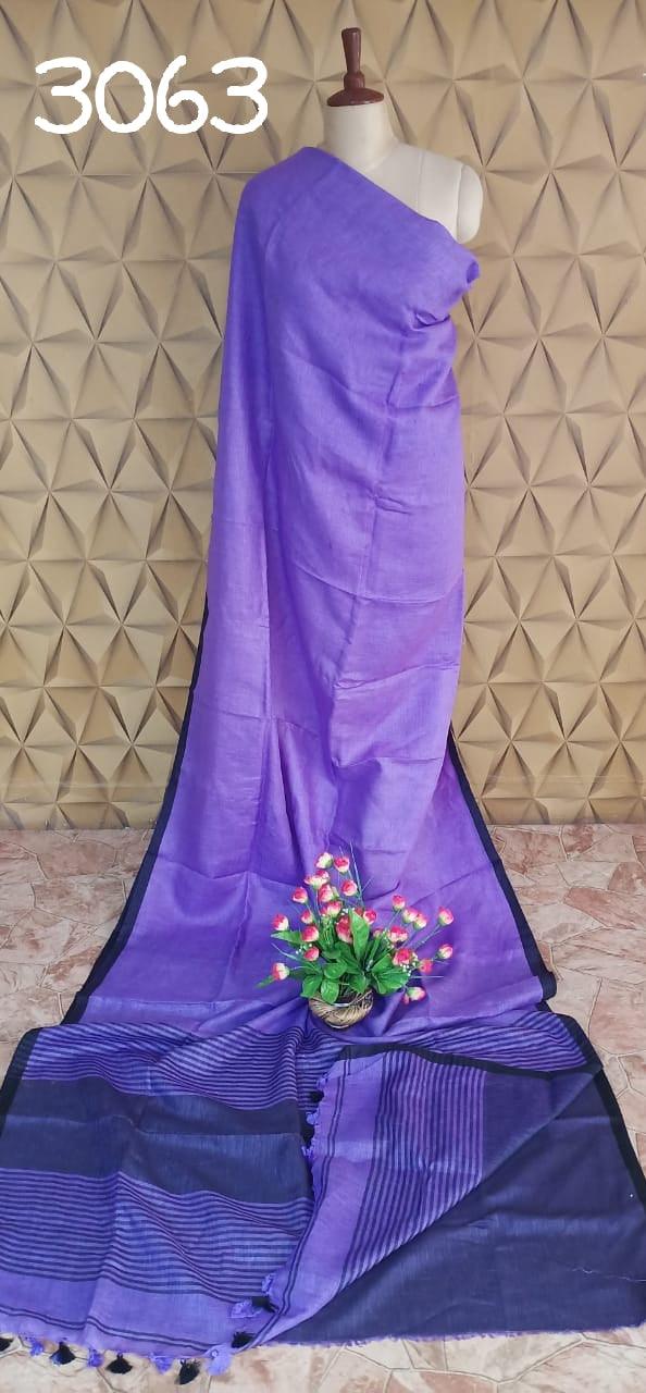 PURE LINEN SAREE SILK ZONE