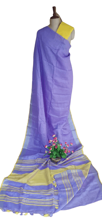 PURE LINEN SAREE SILK ZONE