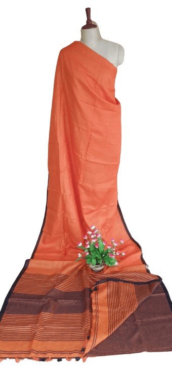 PURE LINEN SAREE SILK ZONE