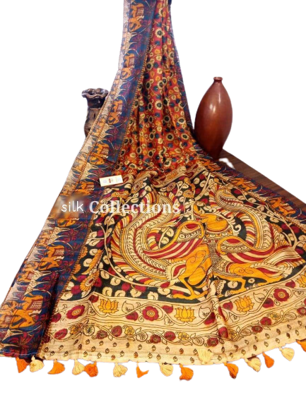 Handloom tussur silk digital print saree SILK ZONE