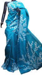 Pure Tussar Silk print saree