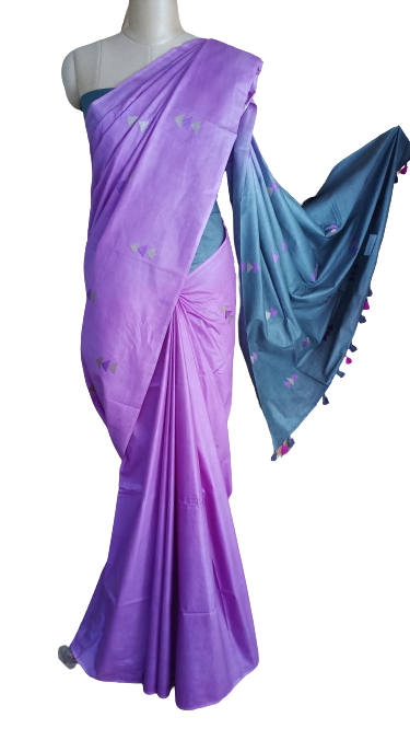 Soft Silk embroidery saree SILK ZONE