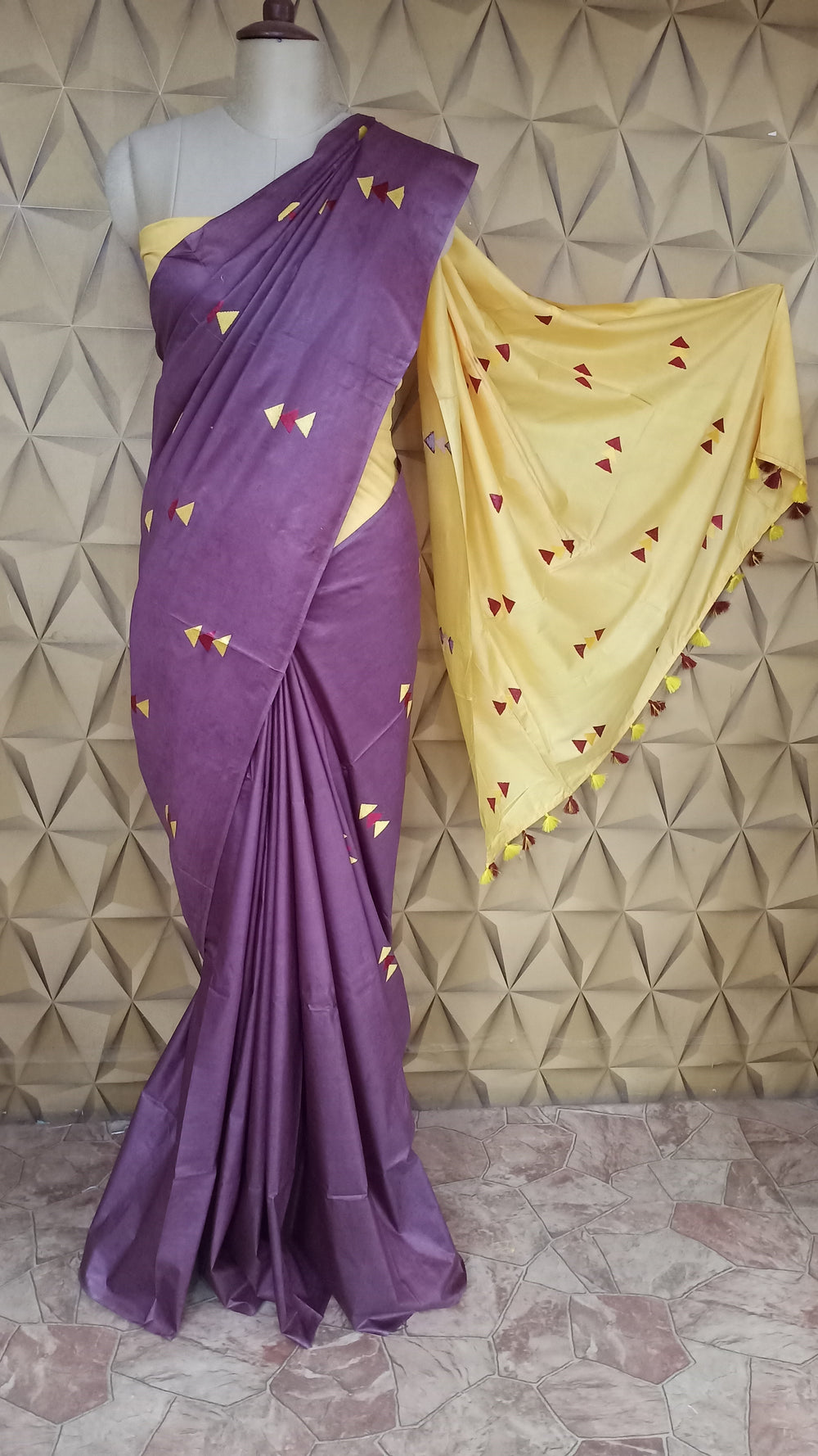 Soft silk embroidery saree SILK ZONE