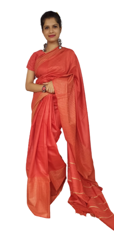 Soft silk jacquard border saree SILK ZONE