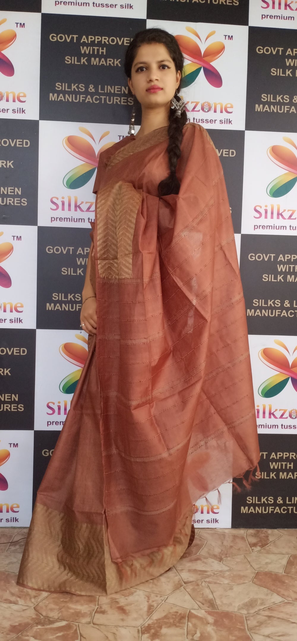 Soft silk jacquard border saree SILK ZONE