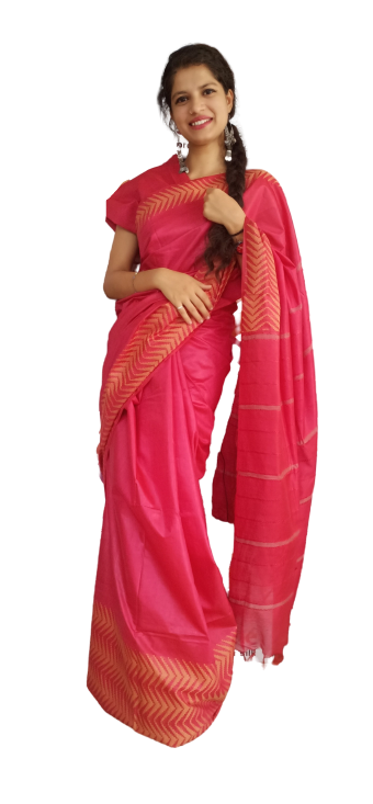 Soft silk jacquard border saree SILK ZONE