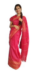 Soft silk jacquard border saree SILK ZONE
