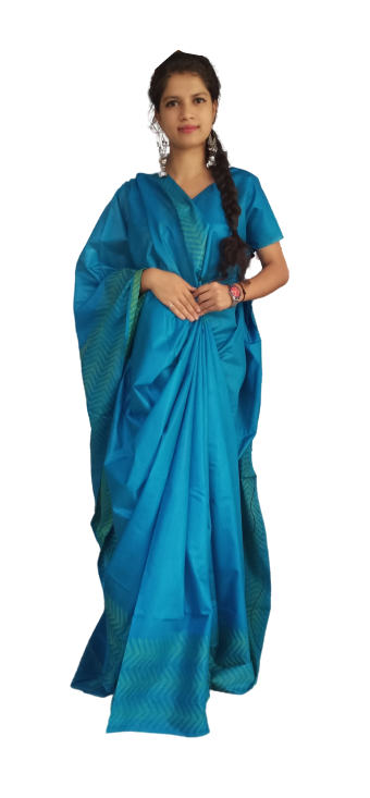 Soft silk jacquard border saree SILK ZONE