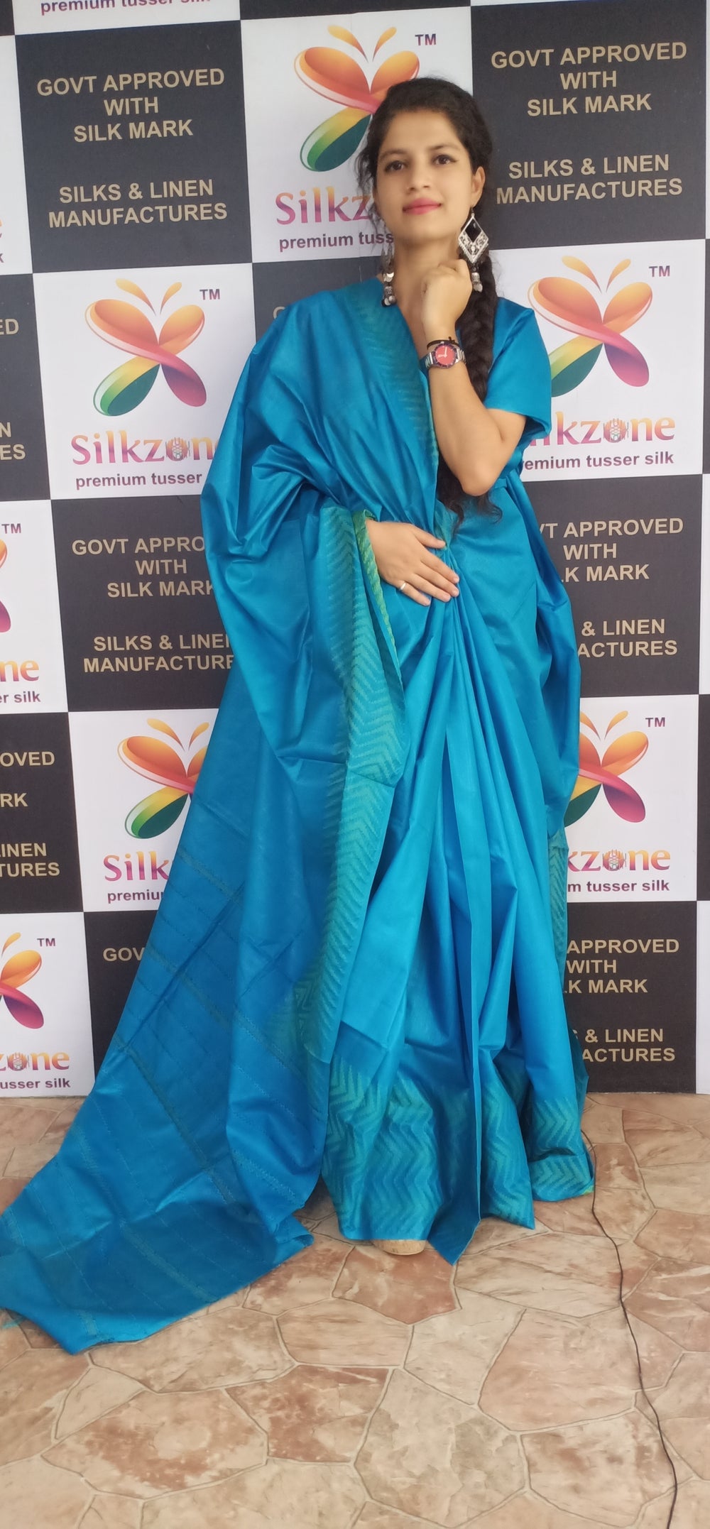 Soft silk jacquard border saree SILK ZONE