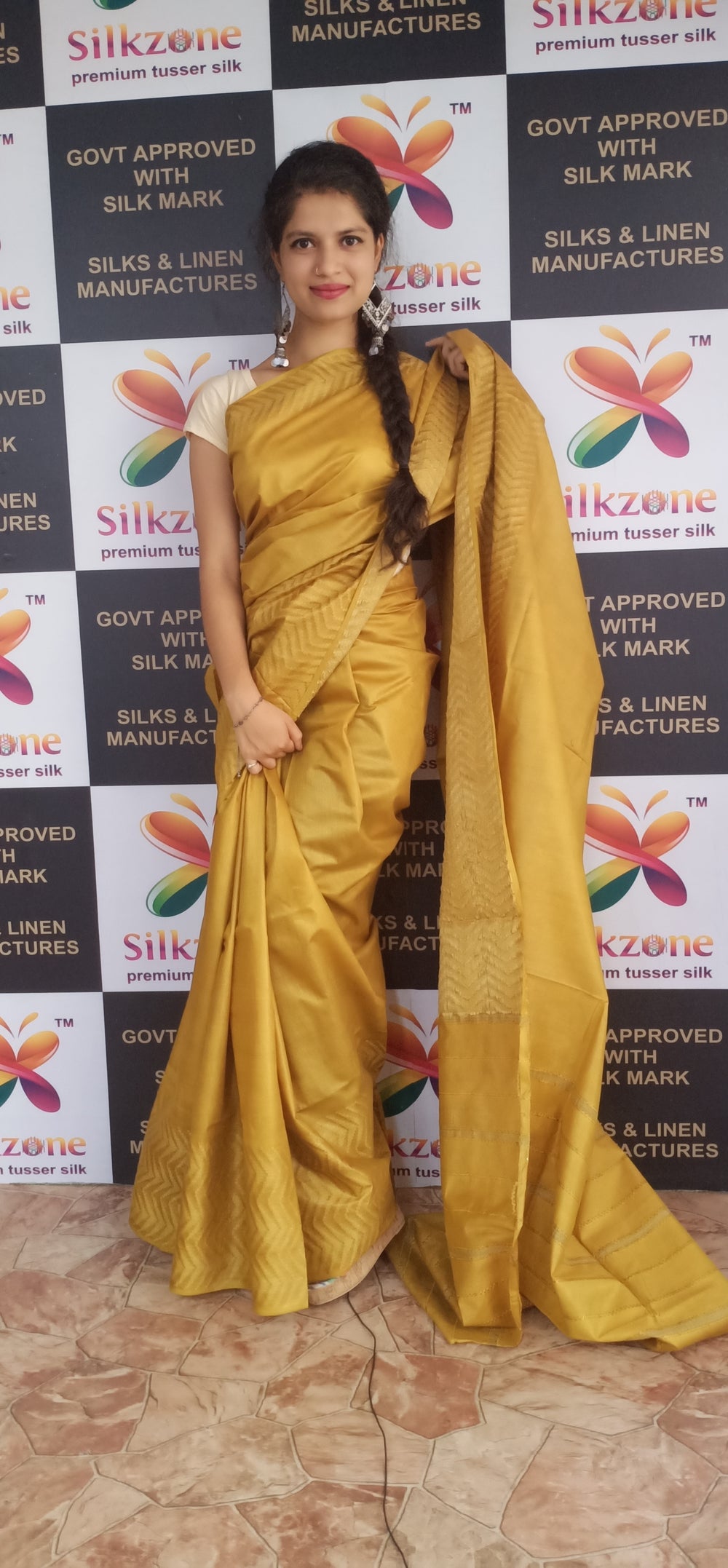 Soft silk jacquard border saree SILK ZONE