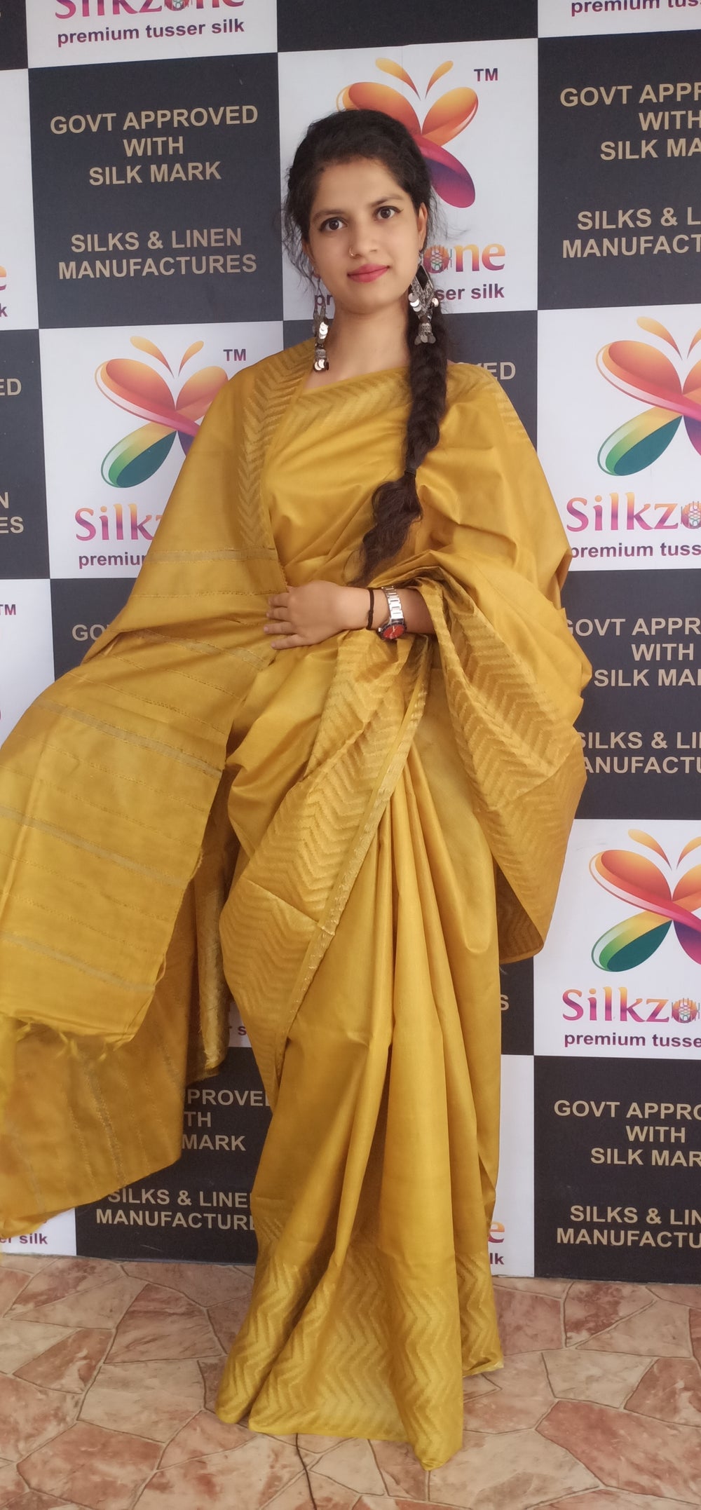 Soft silk jacquard border saree SILK ZONE